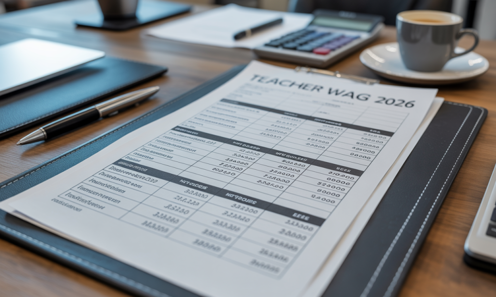 découvrez la grille indiciaire des salaires enseignants en 2026, avec le montant net par échelon et les primes associées pour mieux comprendre votre rémunération.